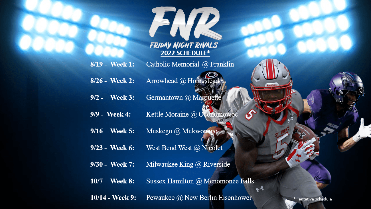 Friday Night Rivals Game Schedule