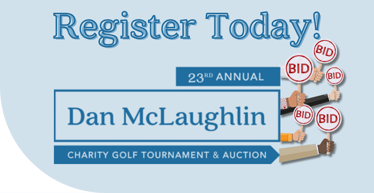 register today on blue background