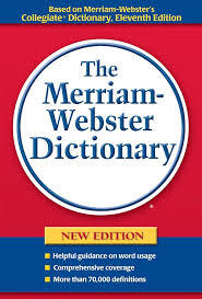 Hard Cover Websters Dictionary
