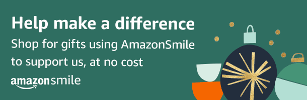 As you do your holiday shopping, don't forget to choose us as your favorite charity at Amazon Smile!