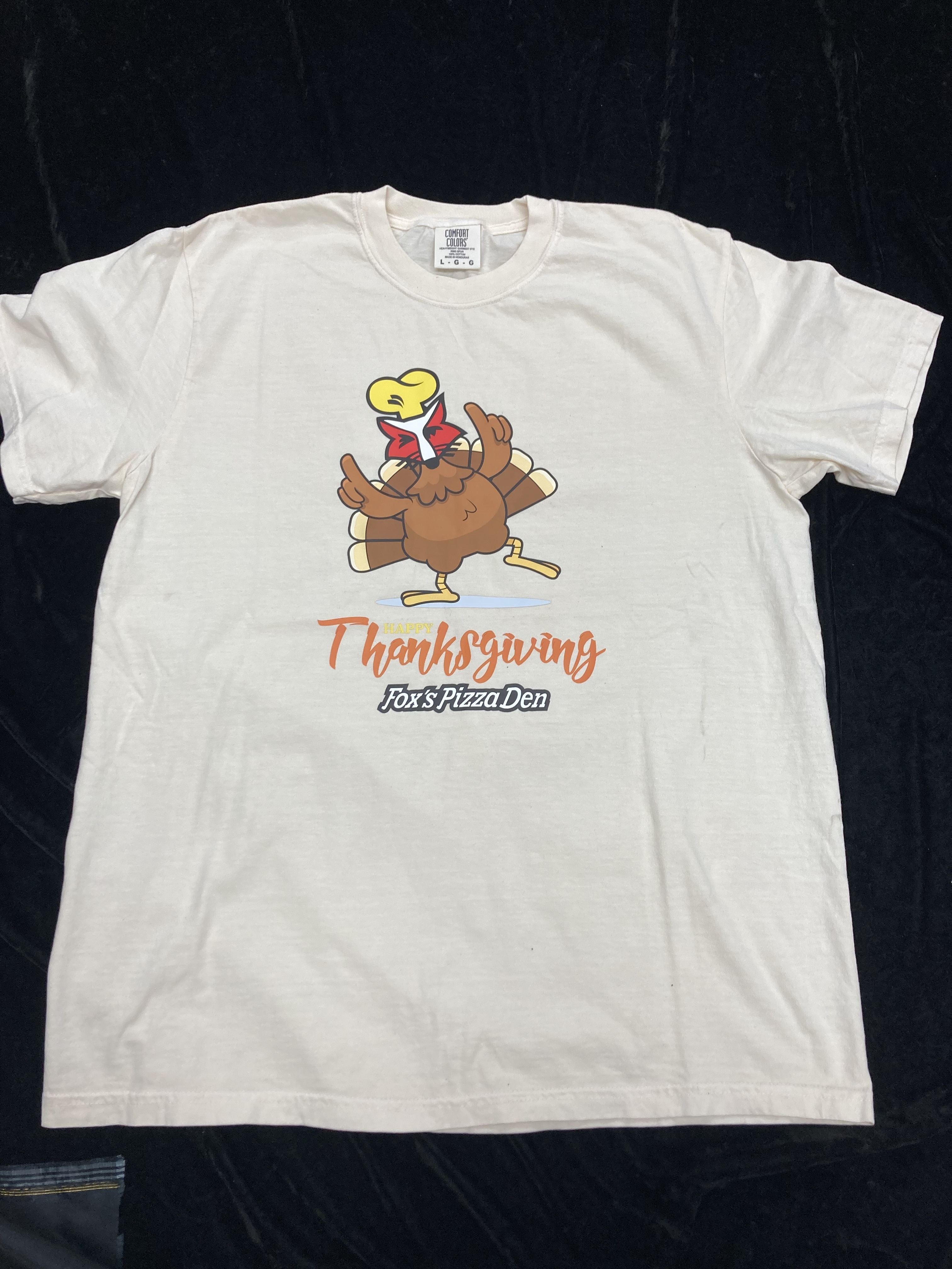 SALE 2024 Thanksgiving Logo - Large Ivory T-Shirt