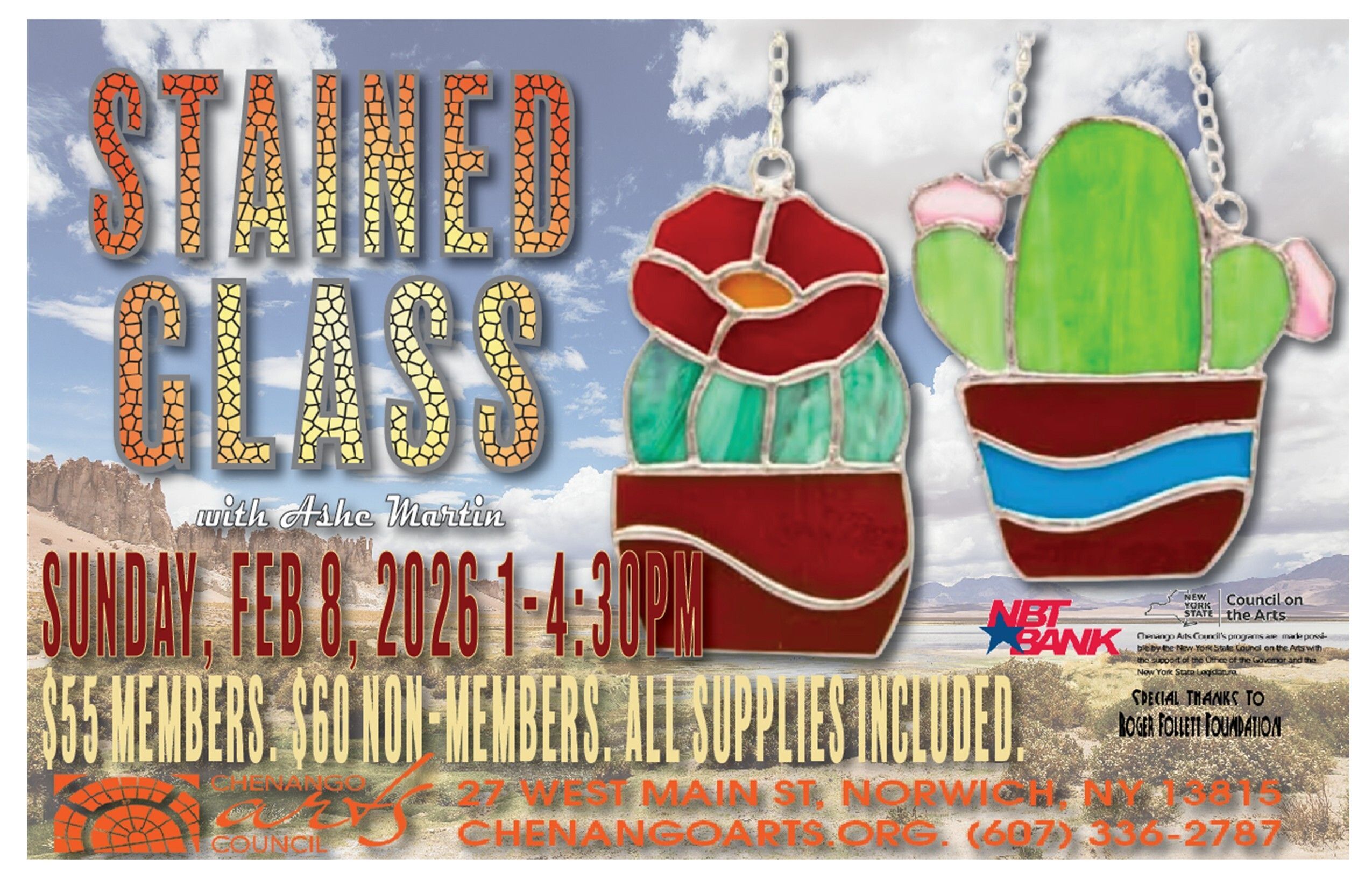 Stained Glass Cactus