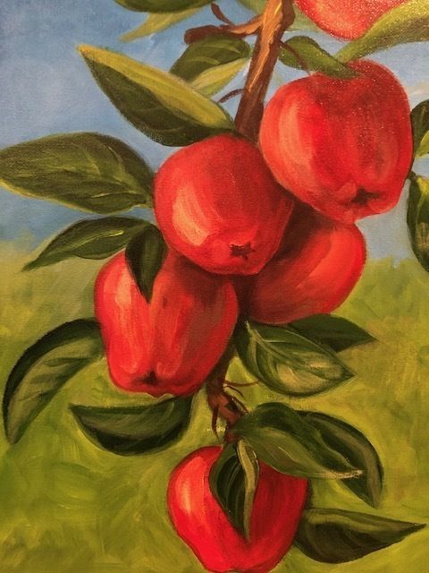 Fall Paint Party: Apples