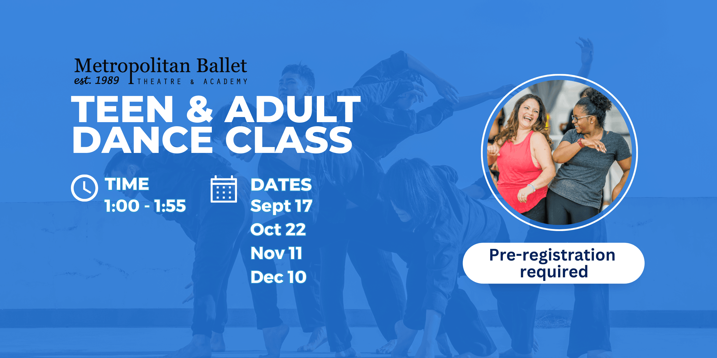 Register for upcoming dance classes!