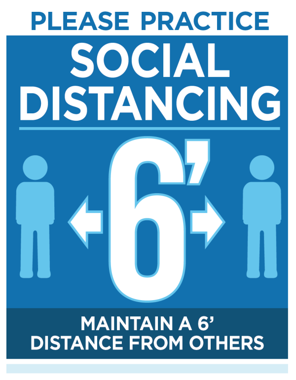 Social Distancing Signs at Schools - Sign Partners Boca Raton