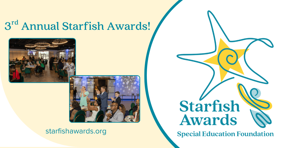 event photos on Starfish Award logo background