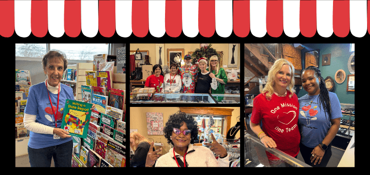 Shopping for Good, where every purchase gives back to the community. 