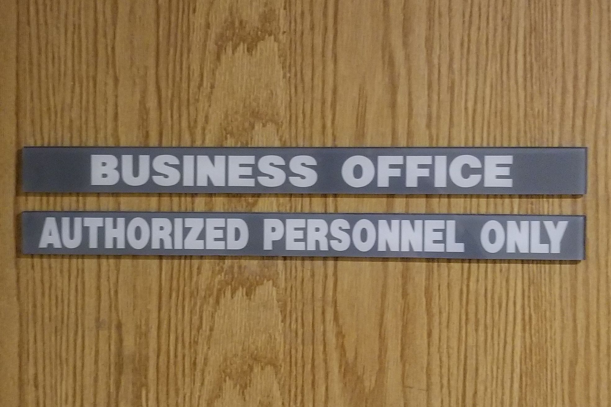 Office Identification Sign