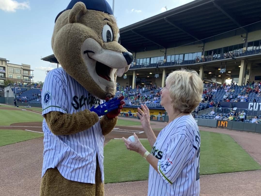 Gwinnett Stripers Mascot Visit 