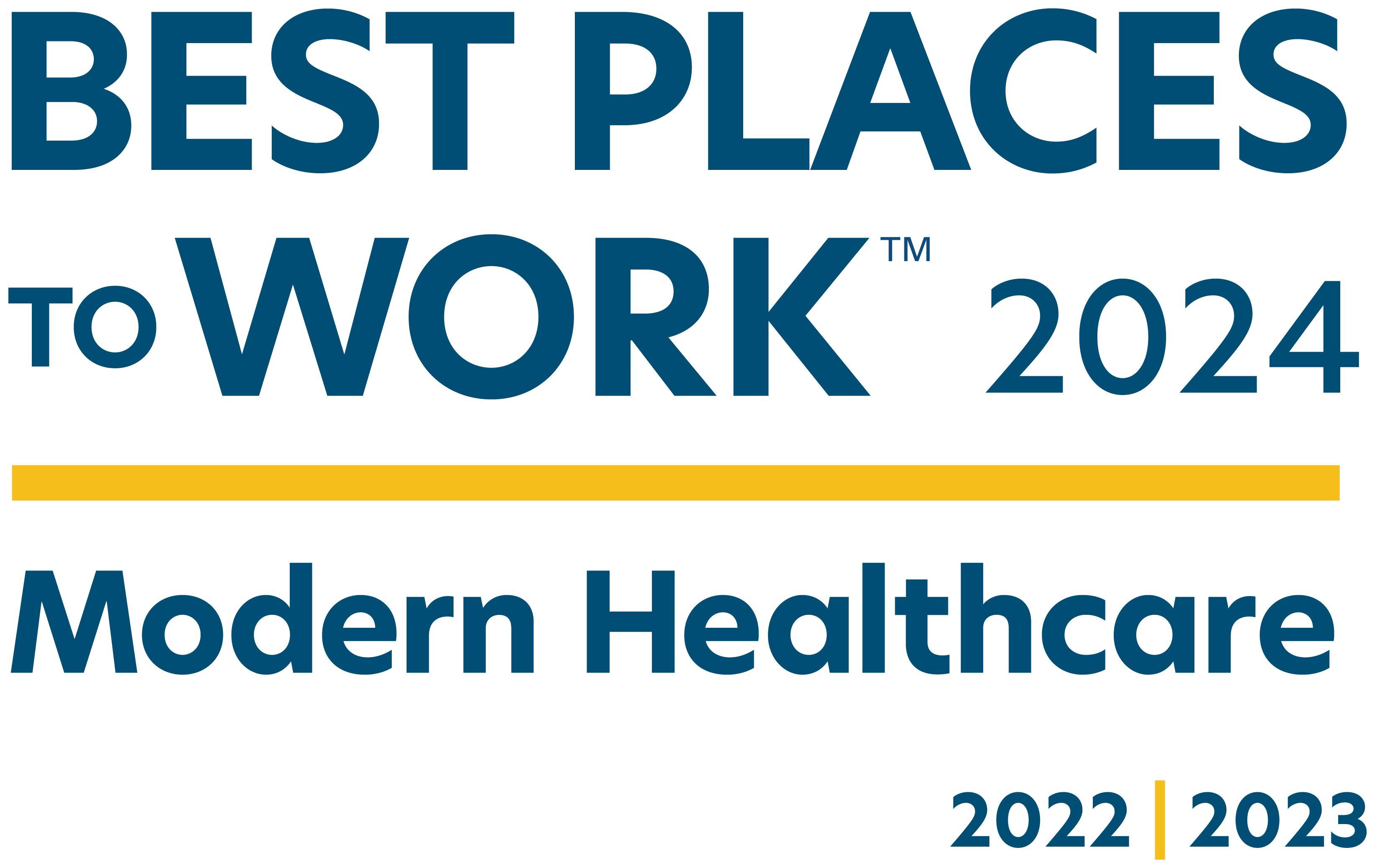 Best Places to Work 2022, 2023, 2024