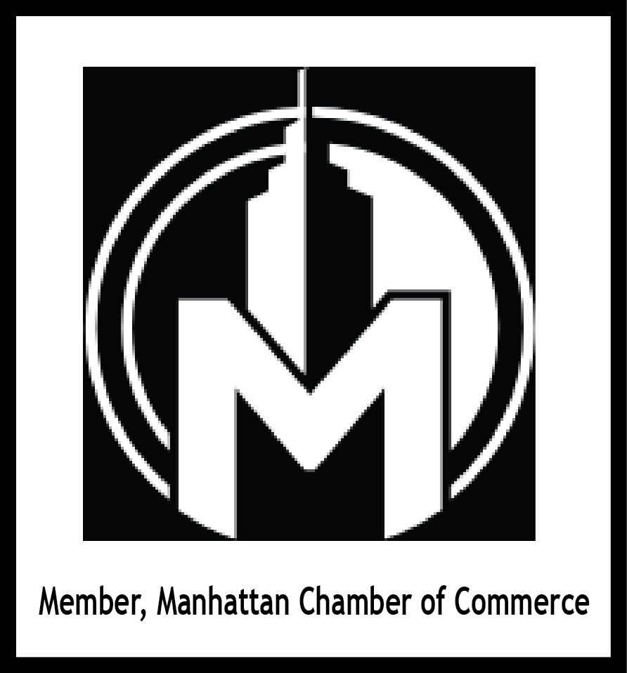 Z35122 - Carved  2.5-D Wall Plaque of the Logo for  the Manhattan Chamber of Commerce 