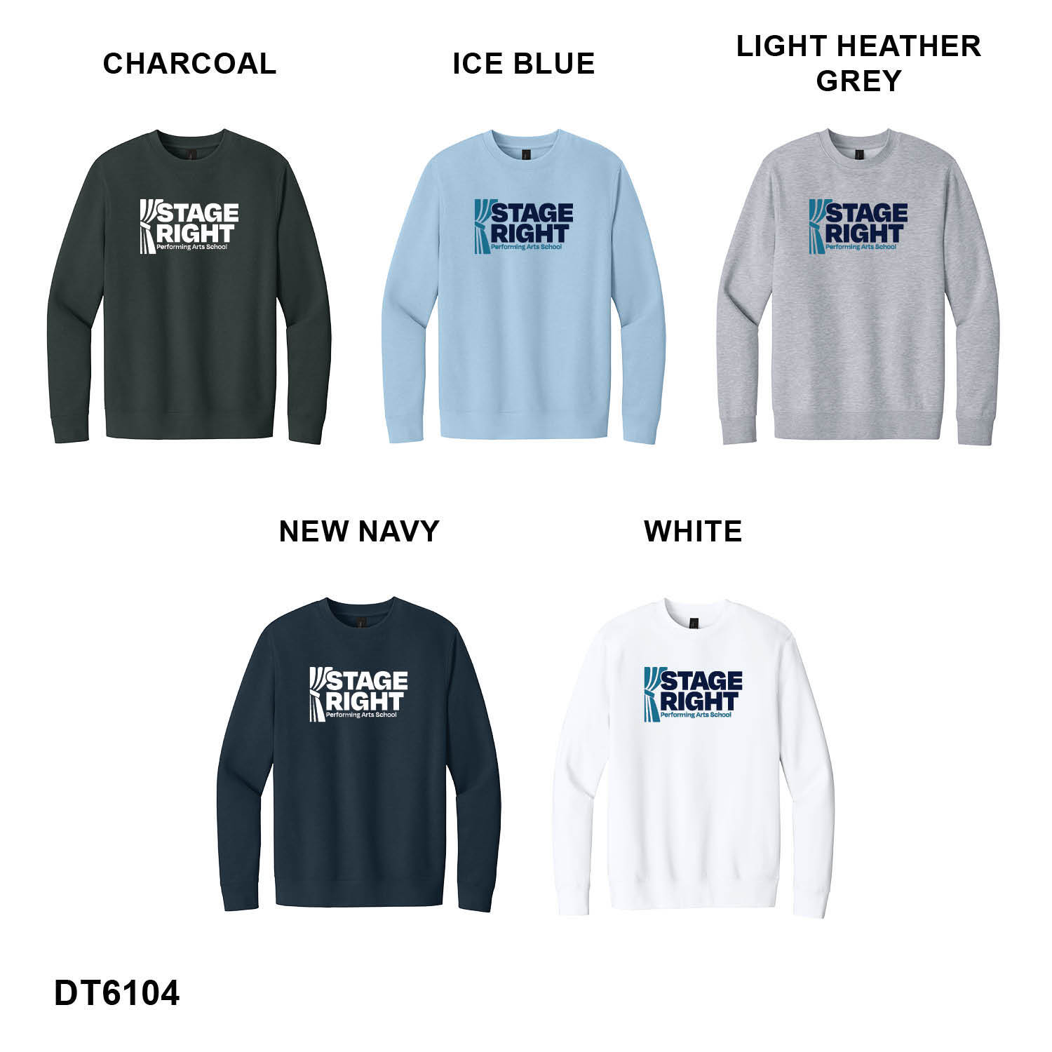 2026 NEW STAGE RIGHT LOGO - UNISEX District® V.I.T.™ Fleece Crew