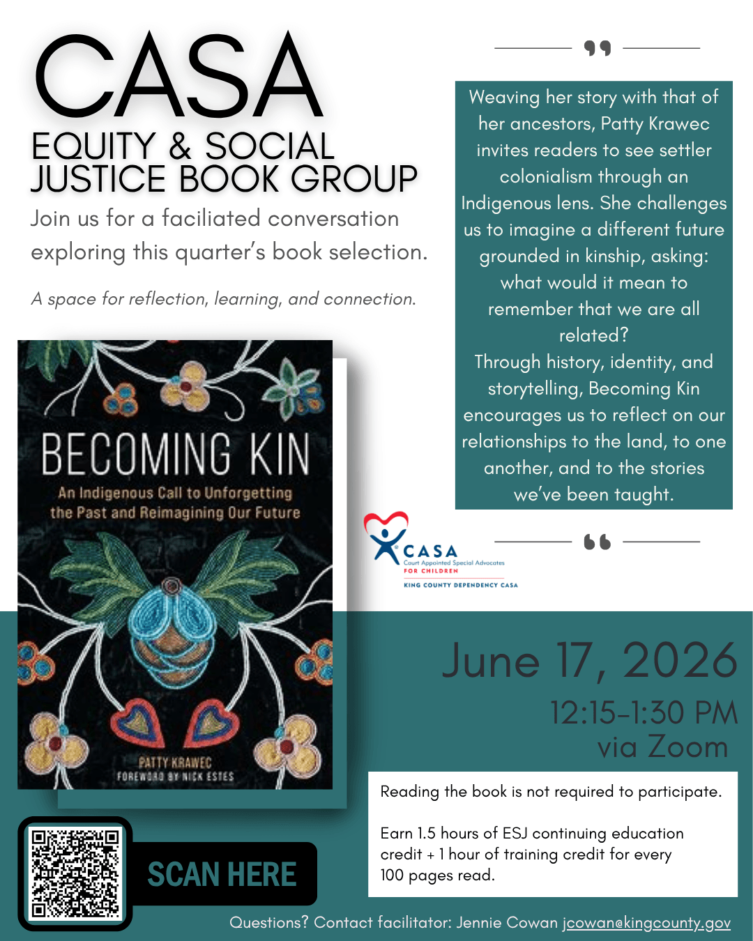 *This training is for active CASA volunteers*