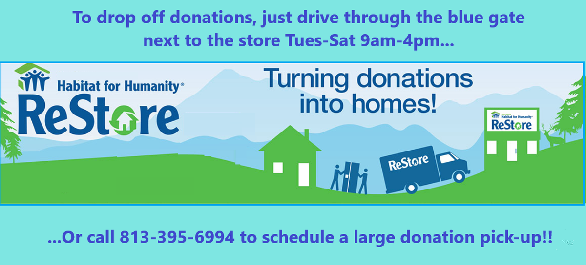 Habitat for Humanity of East & Central Pasco County ReStore About