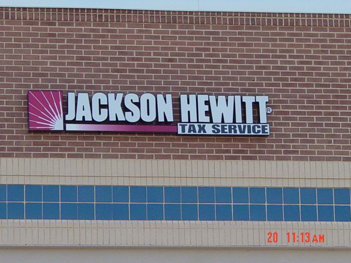 Jackson Hewitt Storefront Sign