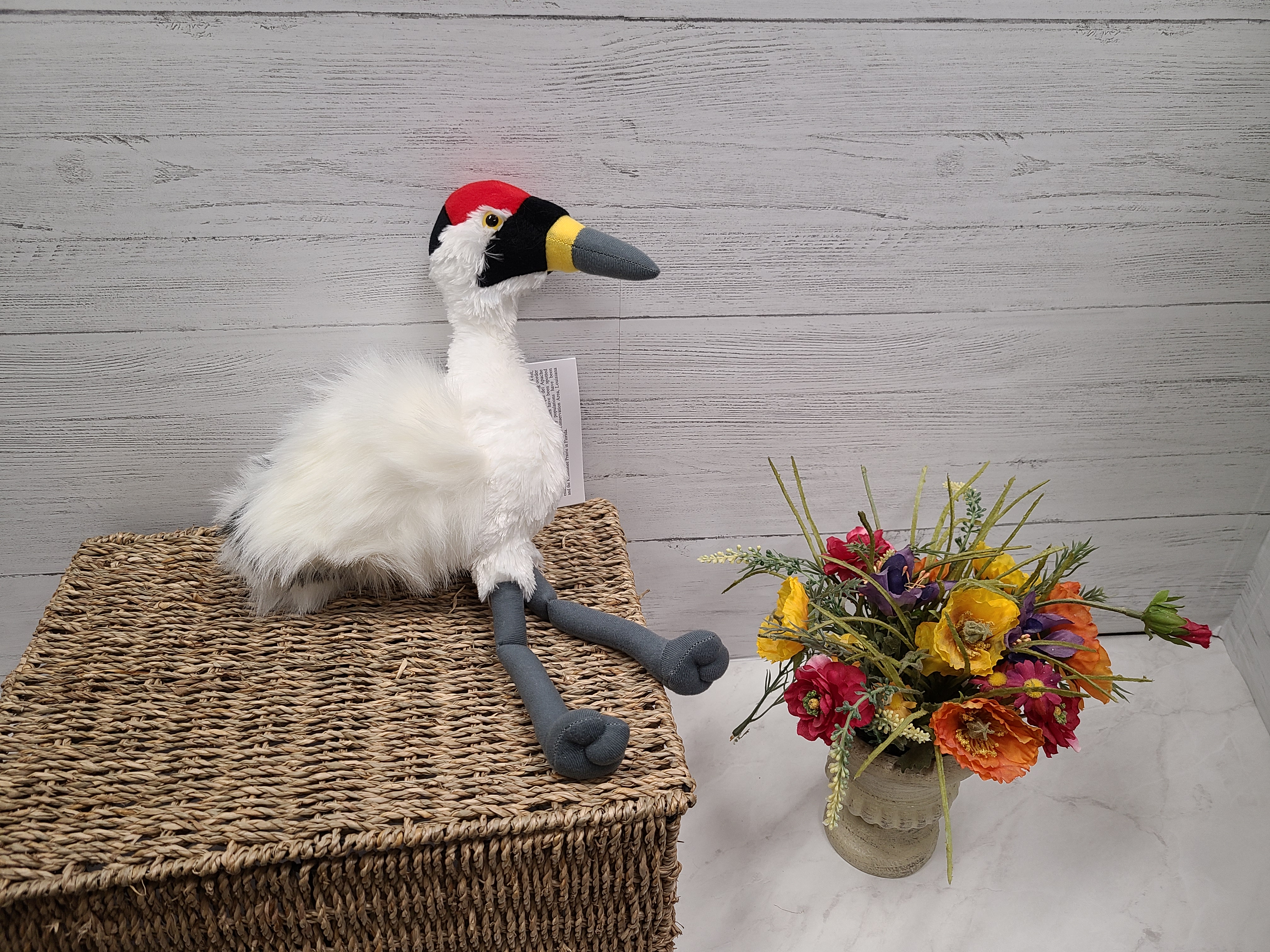 Crane store stuffed animal