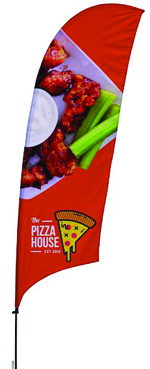 Flag Sail Sign Blade - Custom Graphic