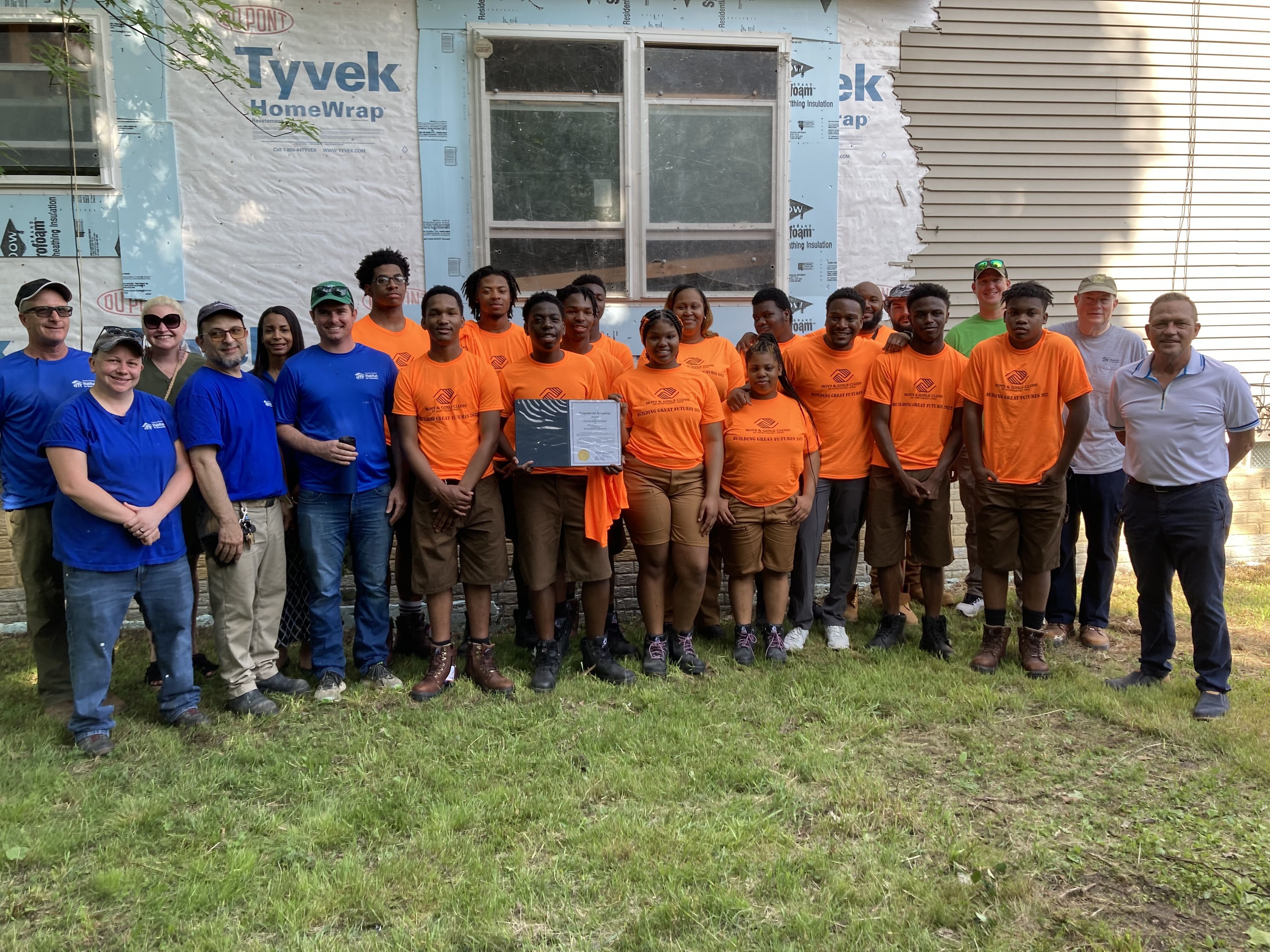 The fifth class of Building Great Futures students begin work in Buckeye-Woodhill