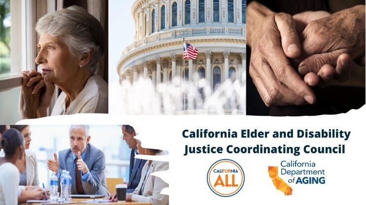 Elder and Disability Justice Coordinating Council Meeting (EDJCC) banner