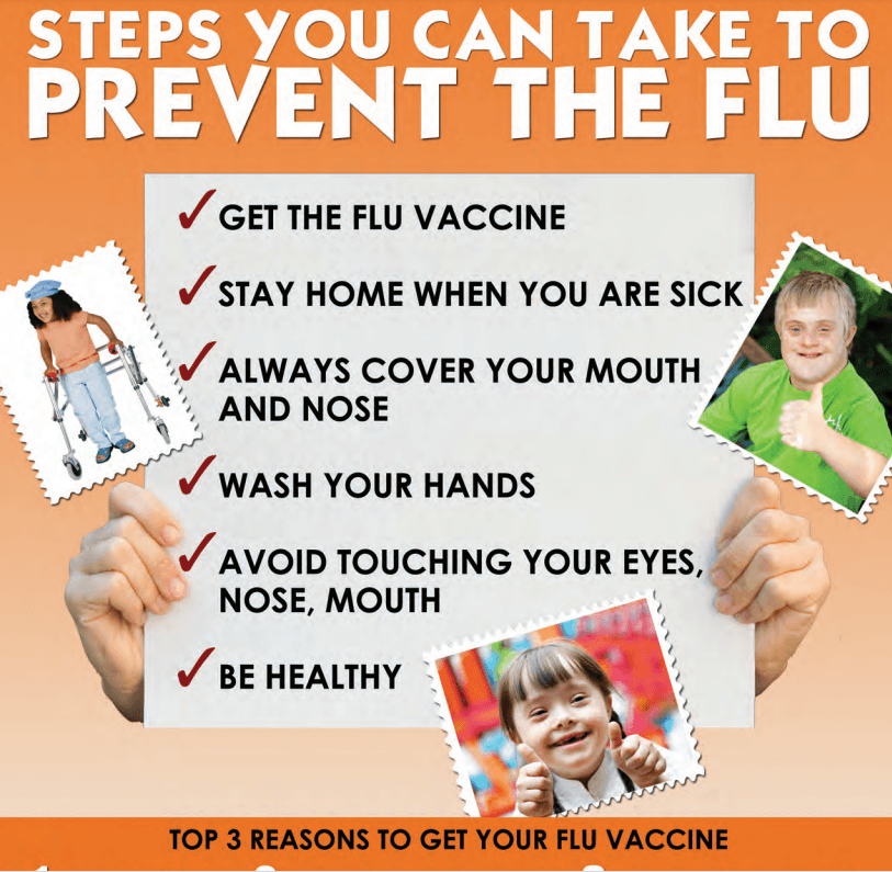 HealthMeet Flu Prevention Flyer
