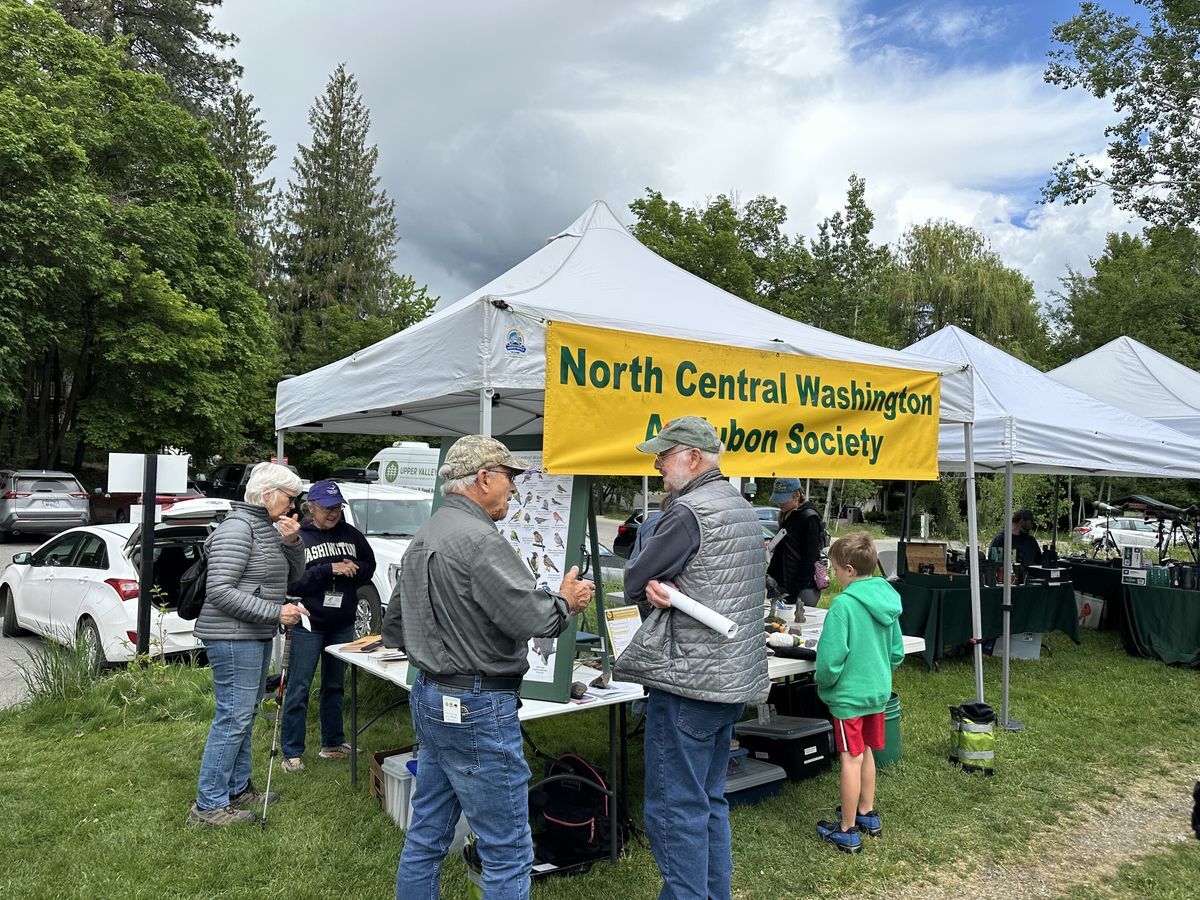 Table at the 2025 Bird Fest Community Fair.
