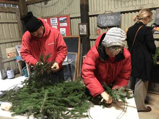 Visit our Community Page for Wreath Making!
