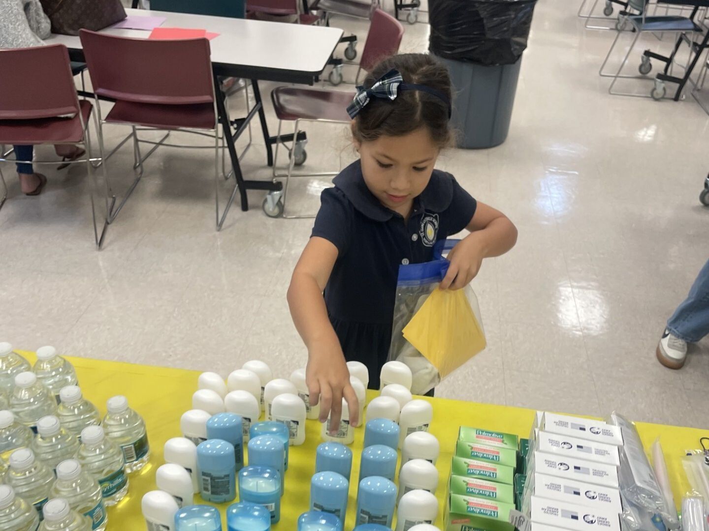 St. Clare Catholic School Makes Hygiene Bags for Homeless Families