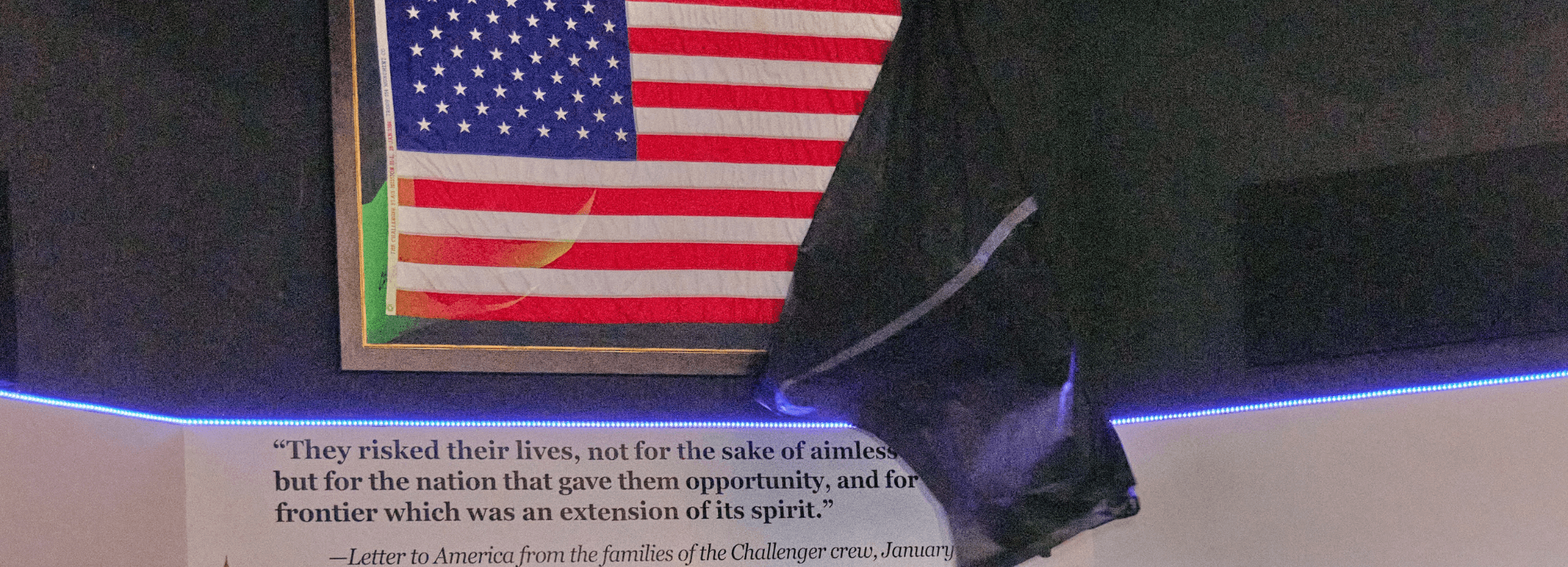 The Challenger Flag Finds Its Home in Colorado