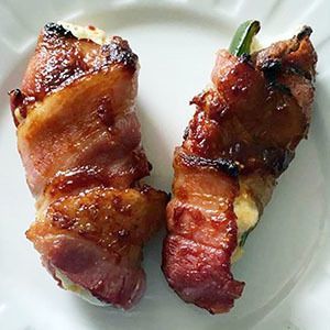 Air Fryer BBQ Bacon Jalapeños