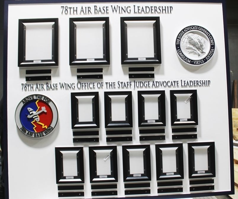 LP-7434 - Award Board for Superstars of the 78th Air Force Wing Office of the Staff of the Judge Advocate