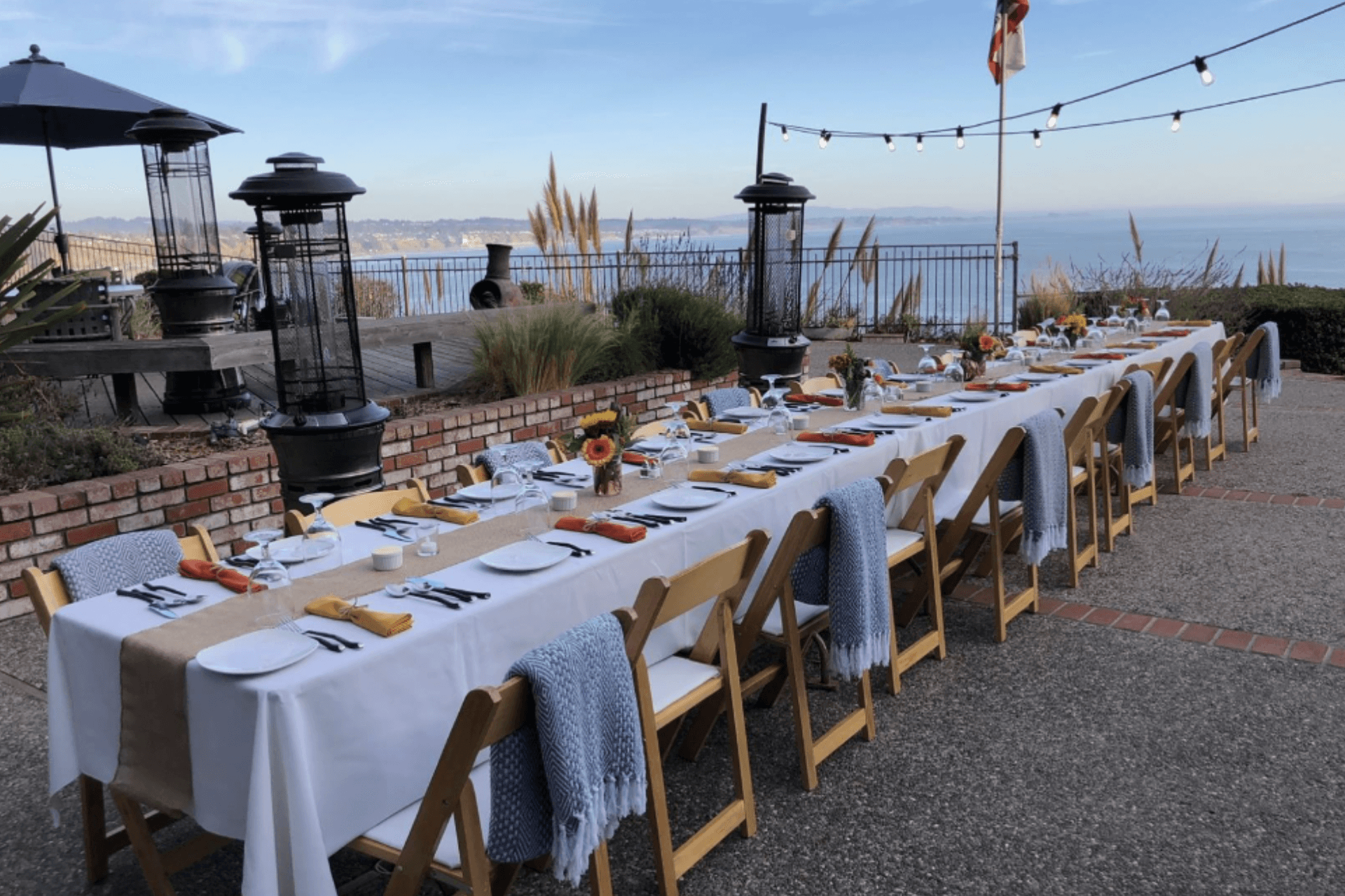 Ocean Front Dinner Party for 10