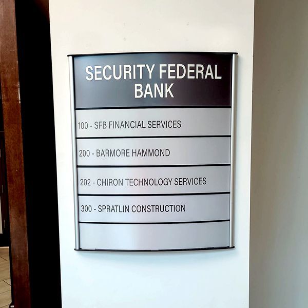 Security Federal Bank Directory Evan's GA