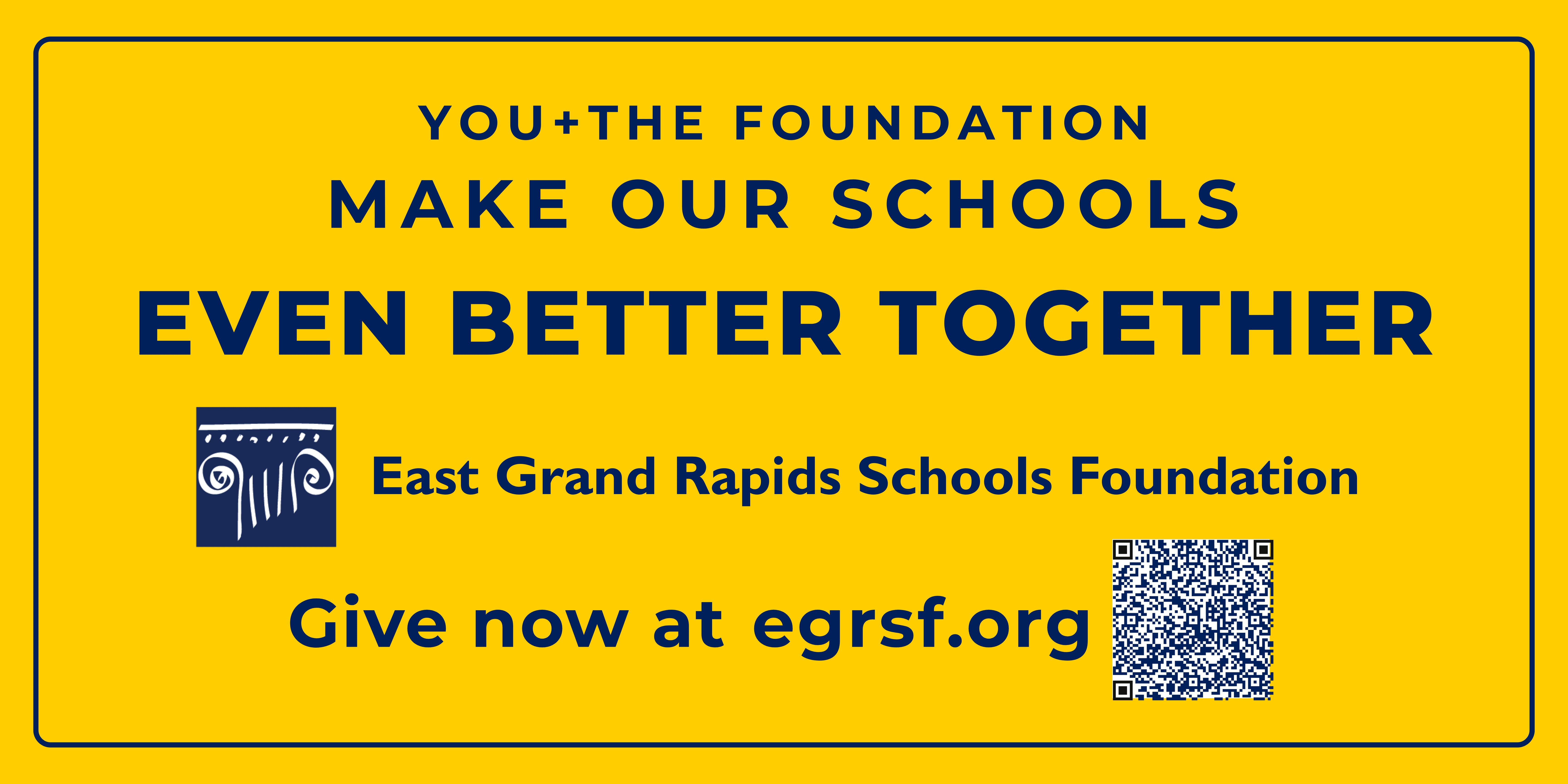 EGRSF annual appeal banner