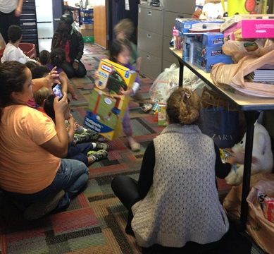 Hill & Dale Preschoolers Deliver Gifts