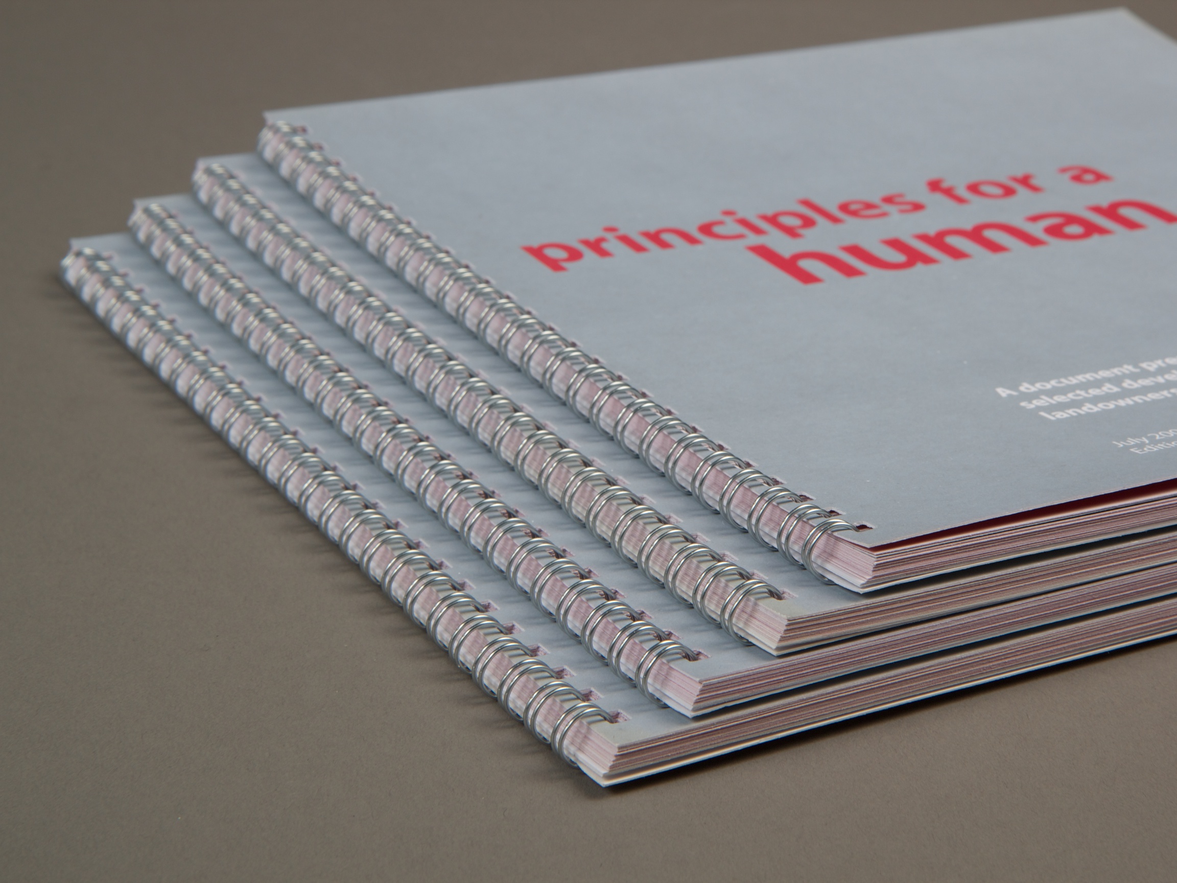 Multipage Wirebound Brochures
