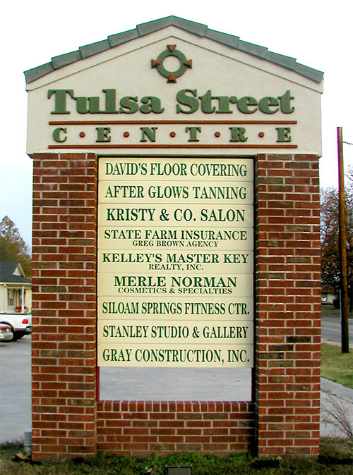 Tulsa Street marquee panels