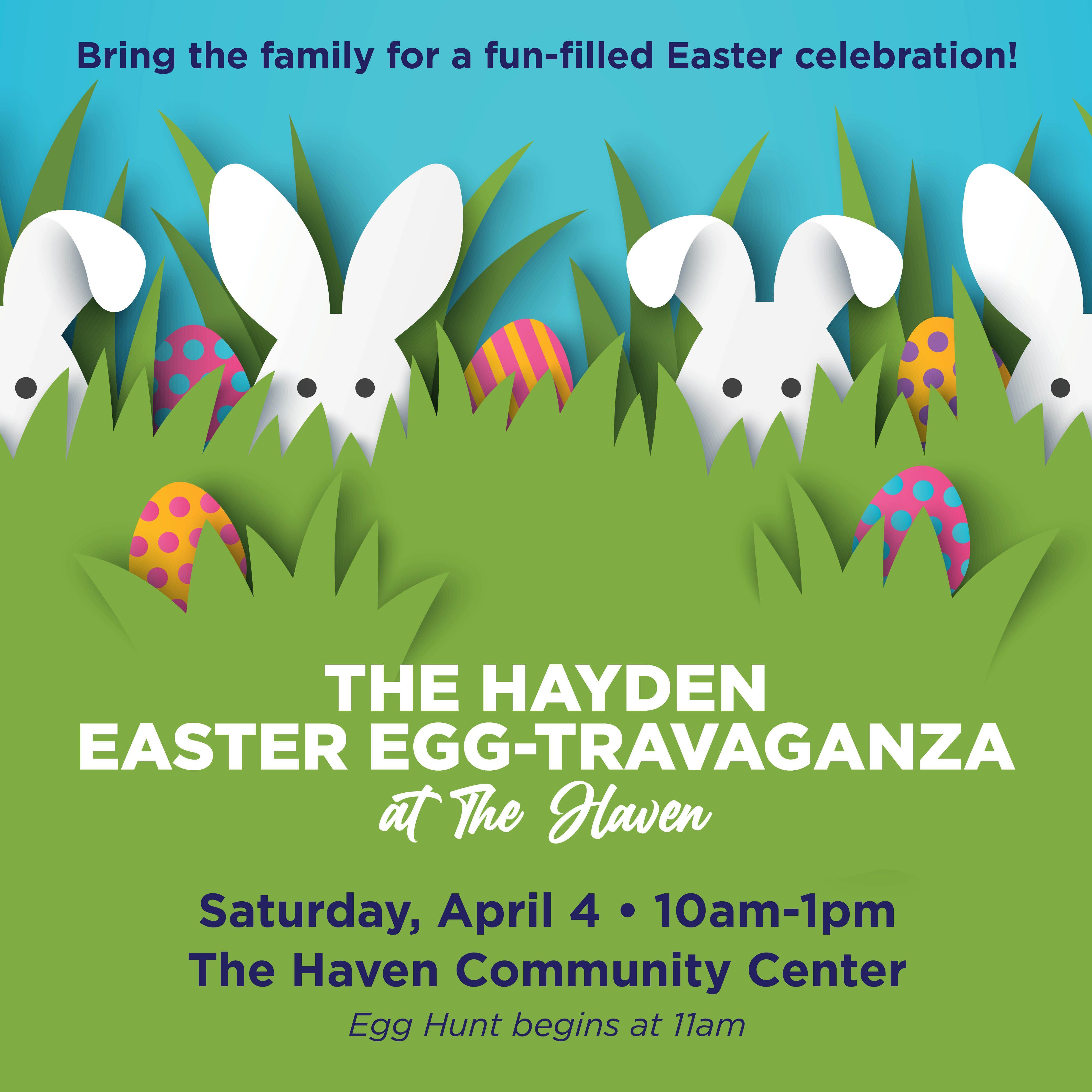 Easter Egg hunt at The Haven Assisted Living in Hayden, CO