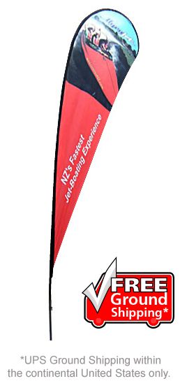 Tear Drop Banner Stand - Extra Large Single Sided