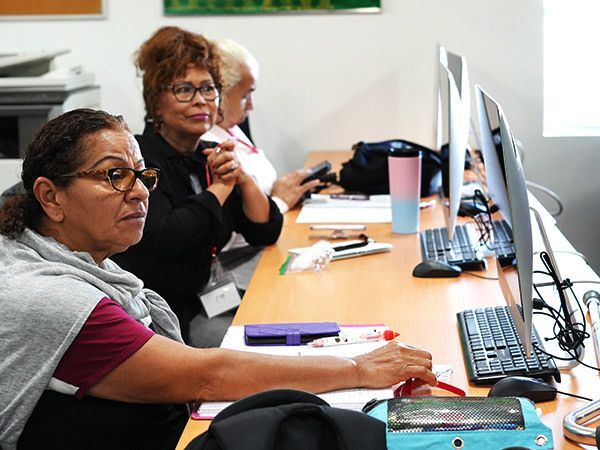 Community members participate in English classes at Bresee.