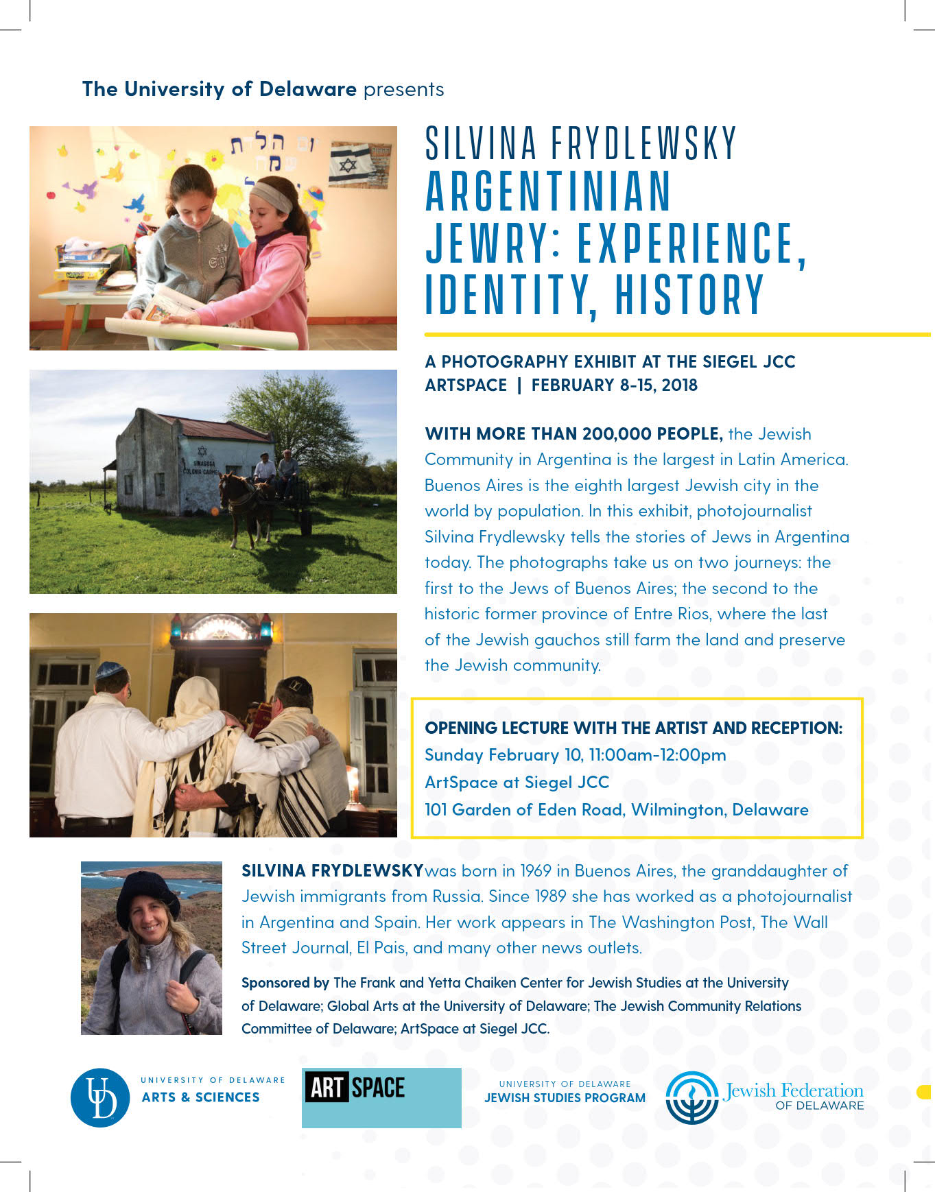 The Jewish Community of Entre Rios, Argentina: Photography Exhibit and speaker
