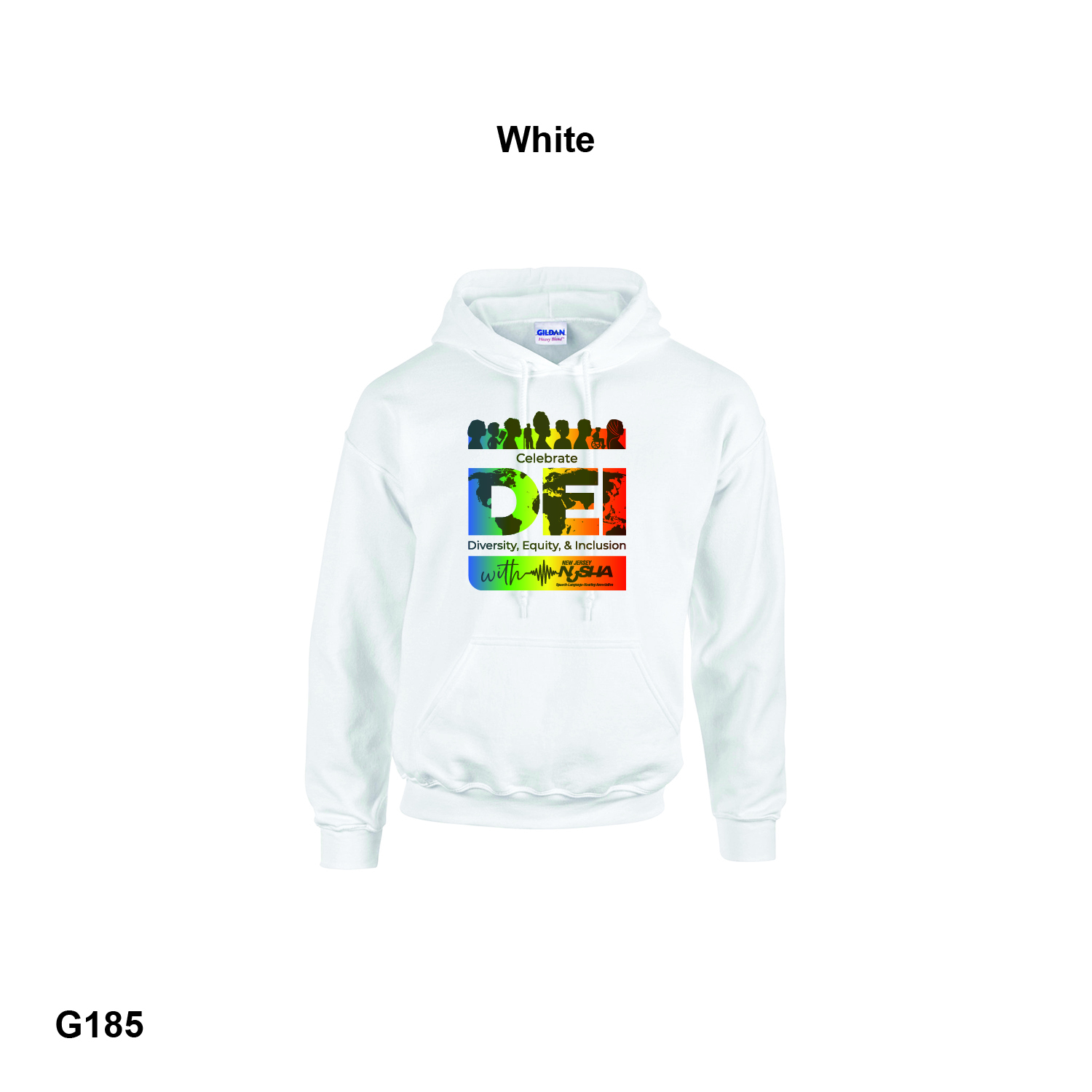 DEI LOGO - Gildan Adult Heavy Blend™ Hooded Sweatshirt