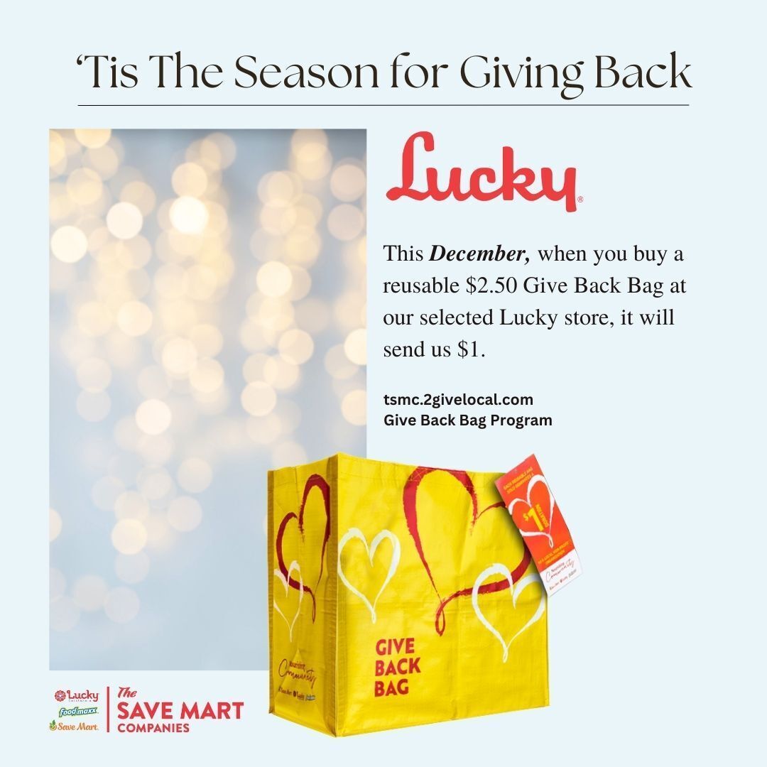 "Give Back" Bags at Lucky's