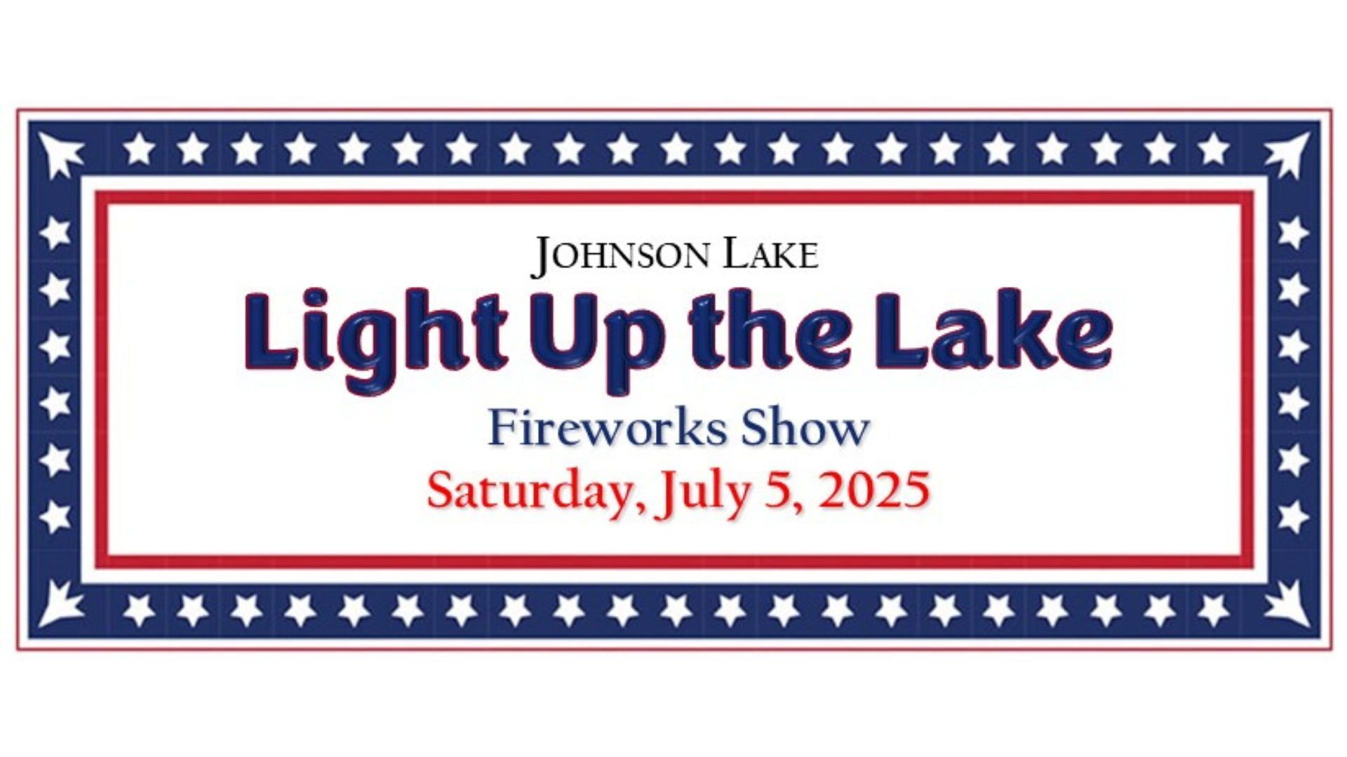 Johnson Lake Fireworks