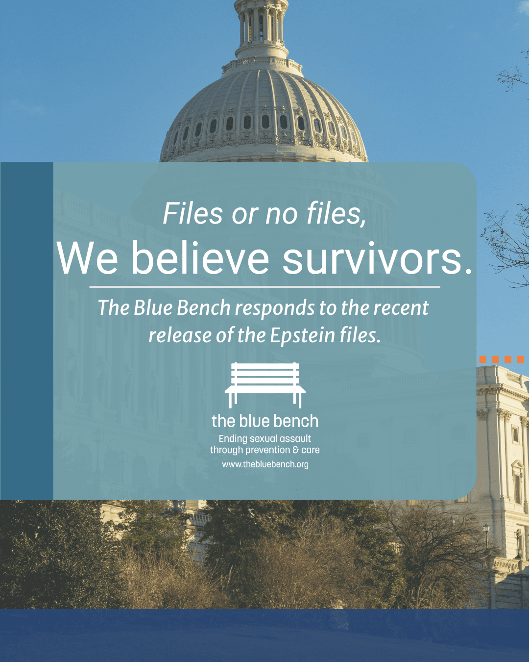 The Blue Bench responds to the recent release of the Epstein files.