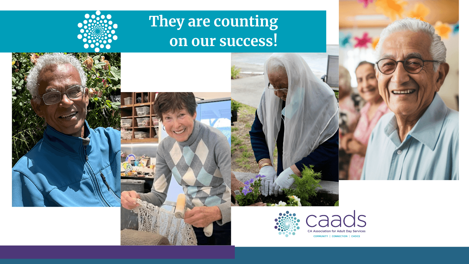 CAADS Advocacy Banner with images of participants