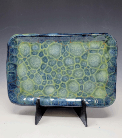 Made Possible by ASEF Grant Funding: Ceramics Students Explore the “Frozen Pond” Glaze Technique