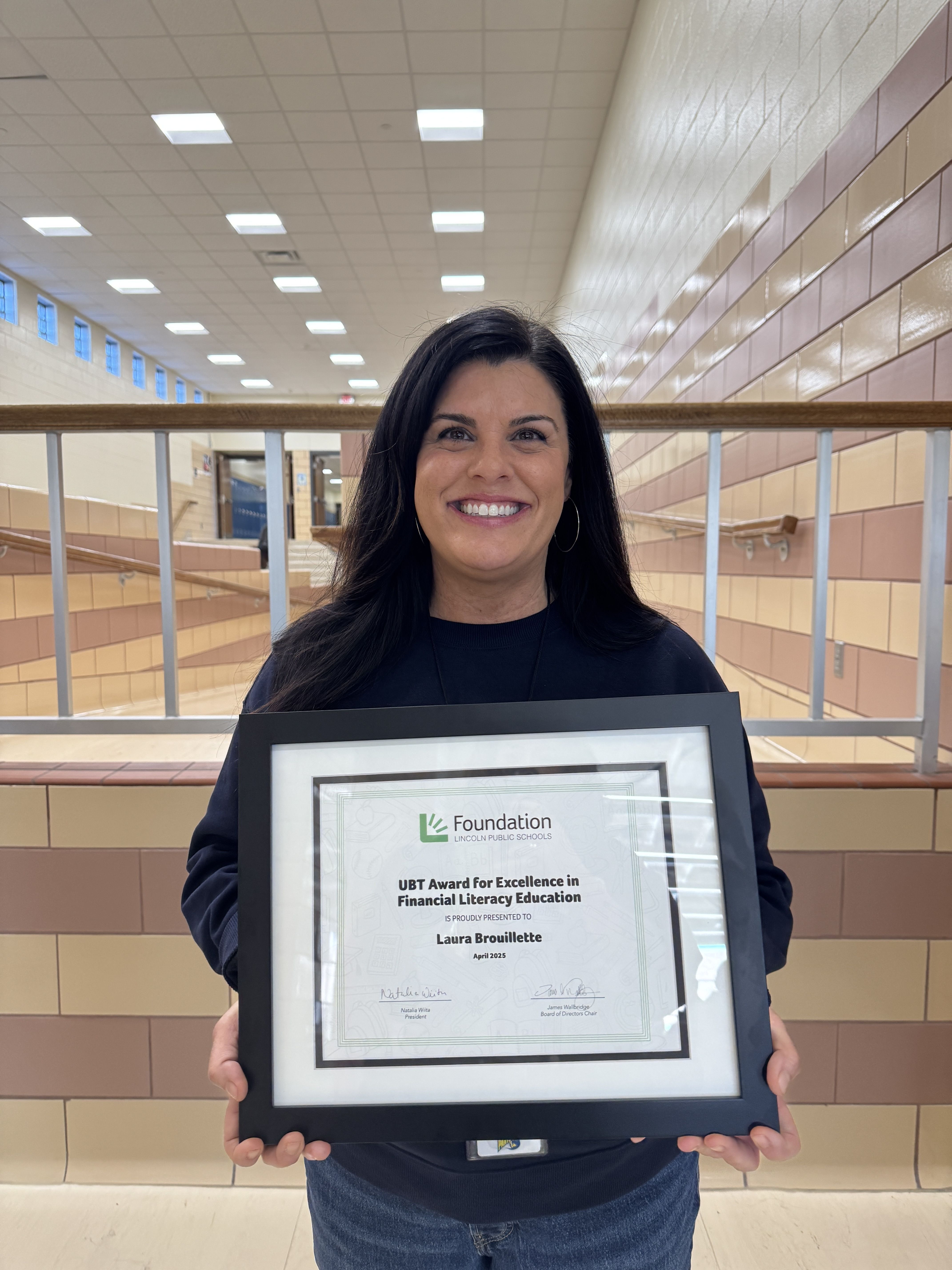 Union Bank & Trust Award for Excellence in Financial Literacy Education - Middle School