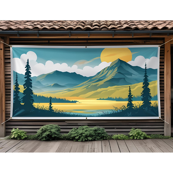 Scrim Vinyl Banner - Custom Size