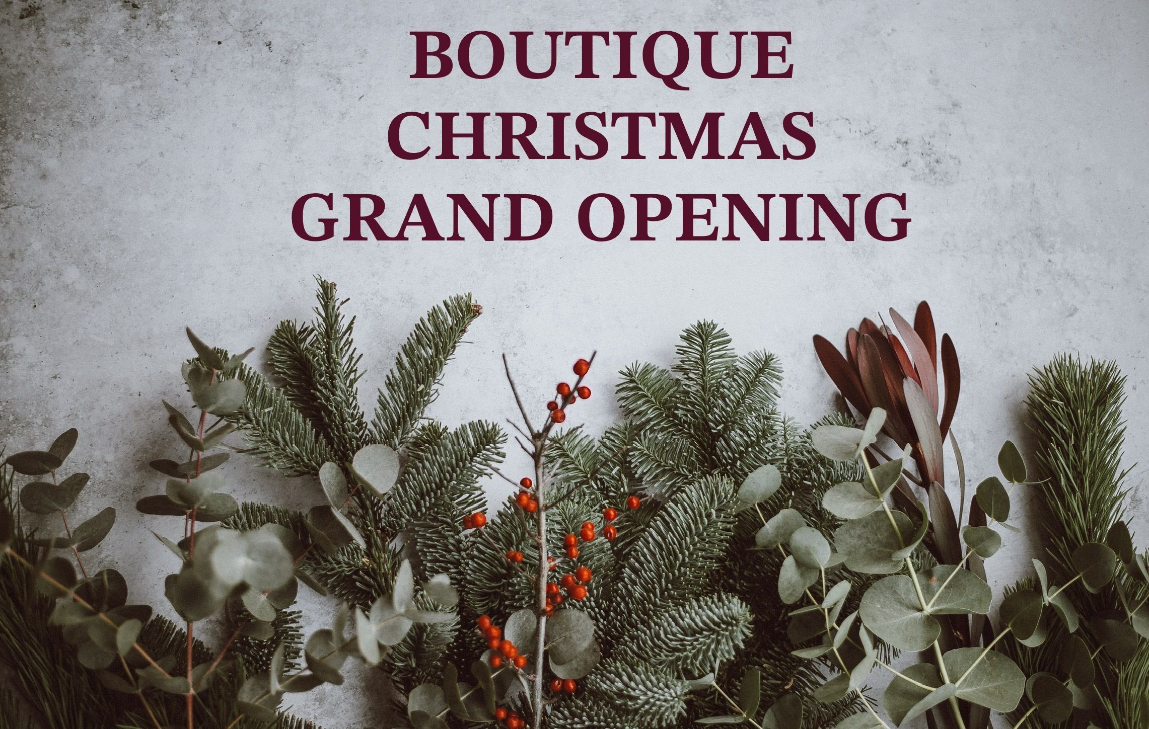 Boutique Grand Opening