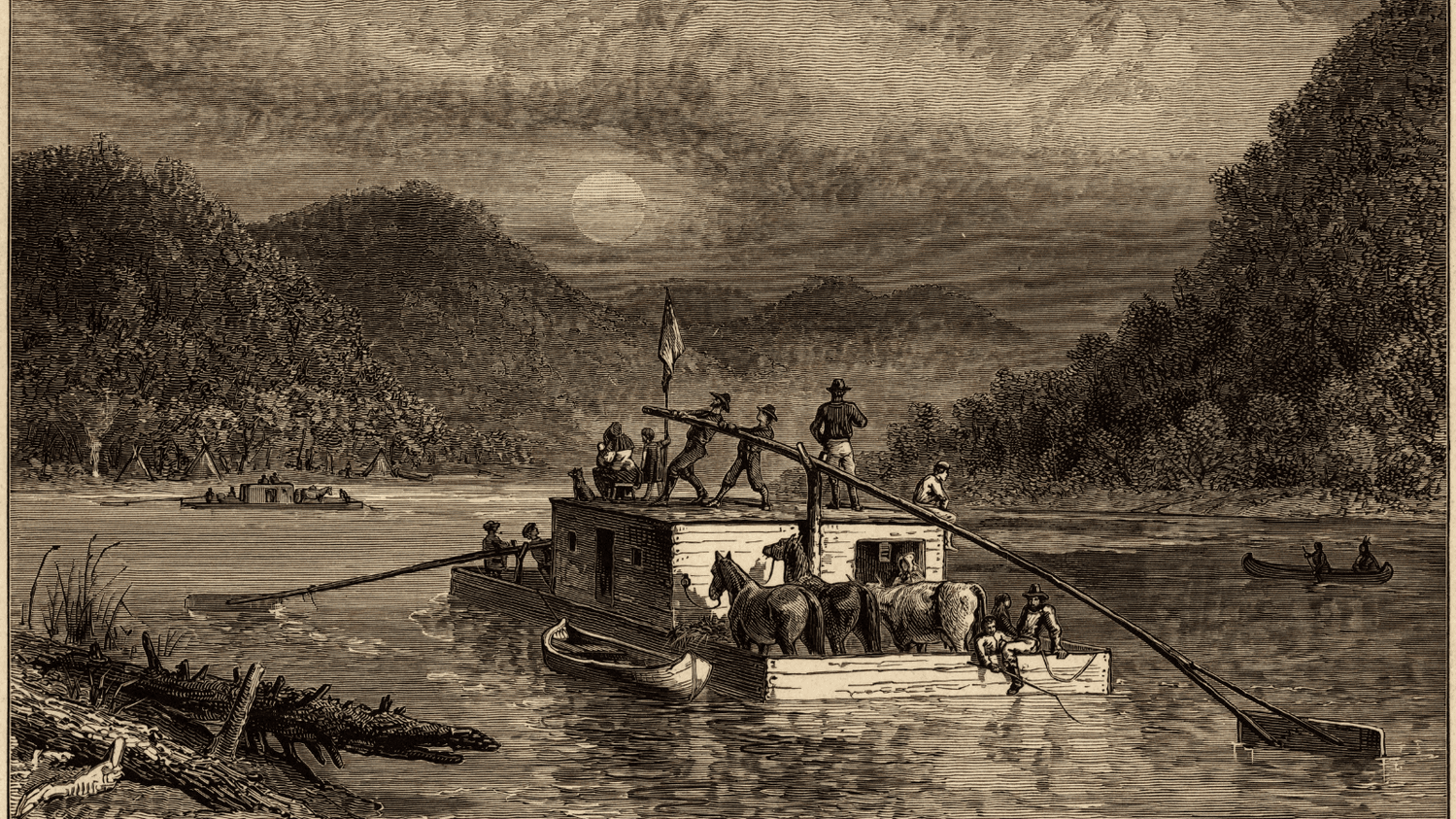 Pioneer Families Migrated to Kentucky by River and Foot Trails